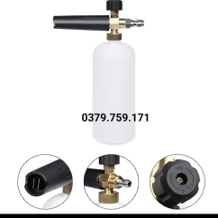 Bình xịt bọt tuyết gắn máy rửa xe cao áp 